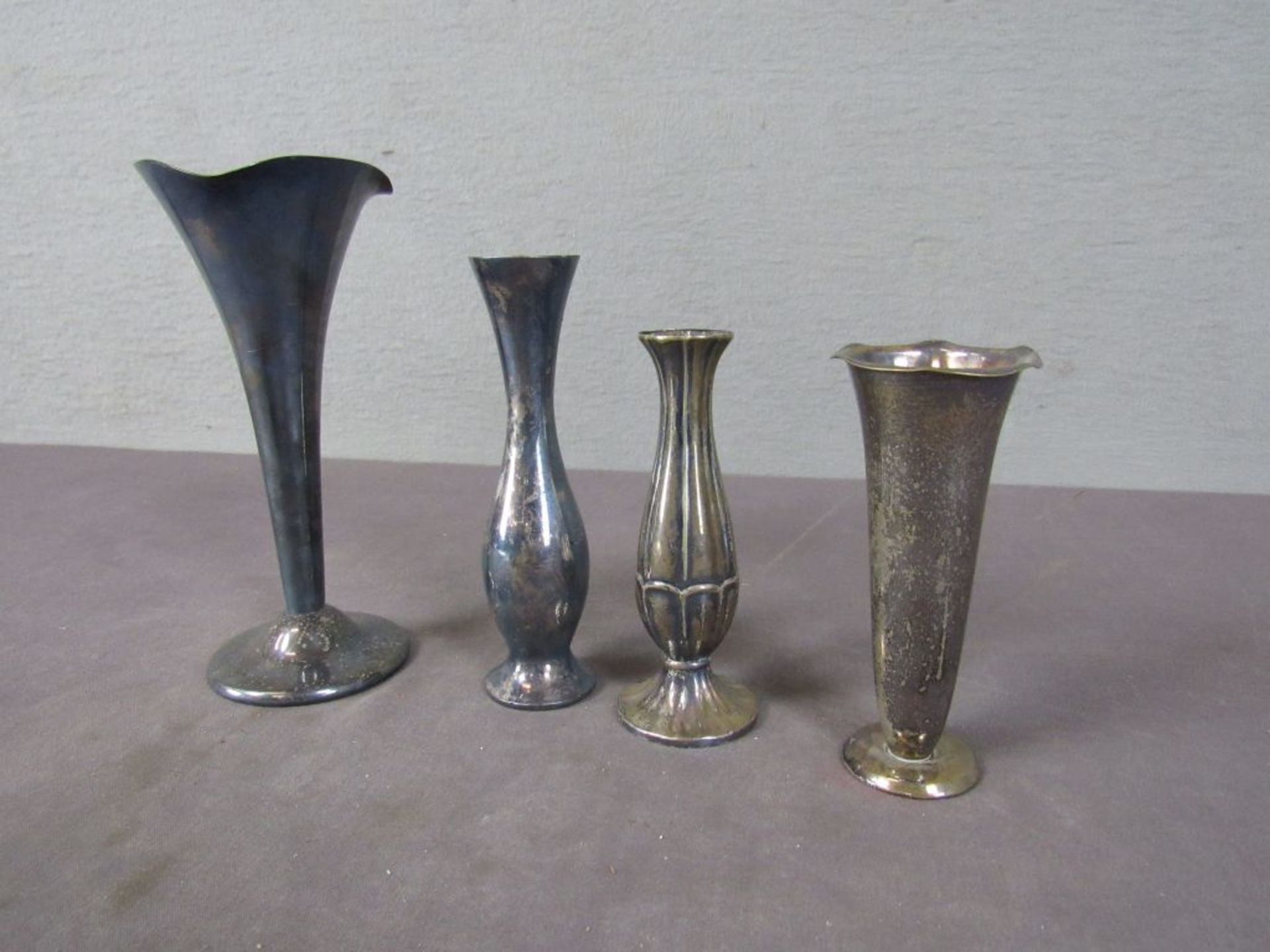 Konvolut Vasen wohl versilbert - Image 6 of 7