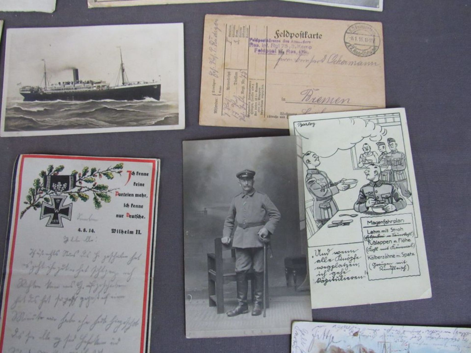 18 Postkarten vor Krieg militärisch - Image 3 of 8