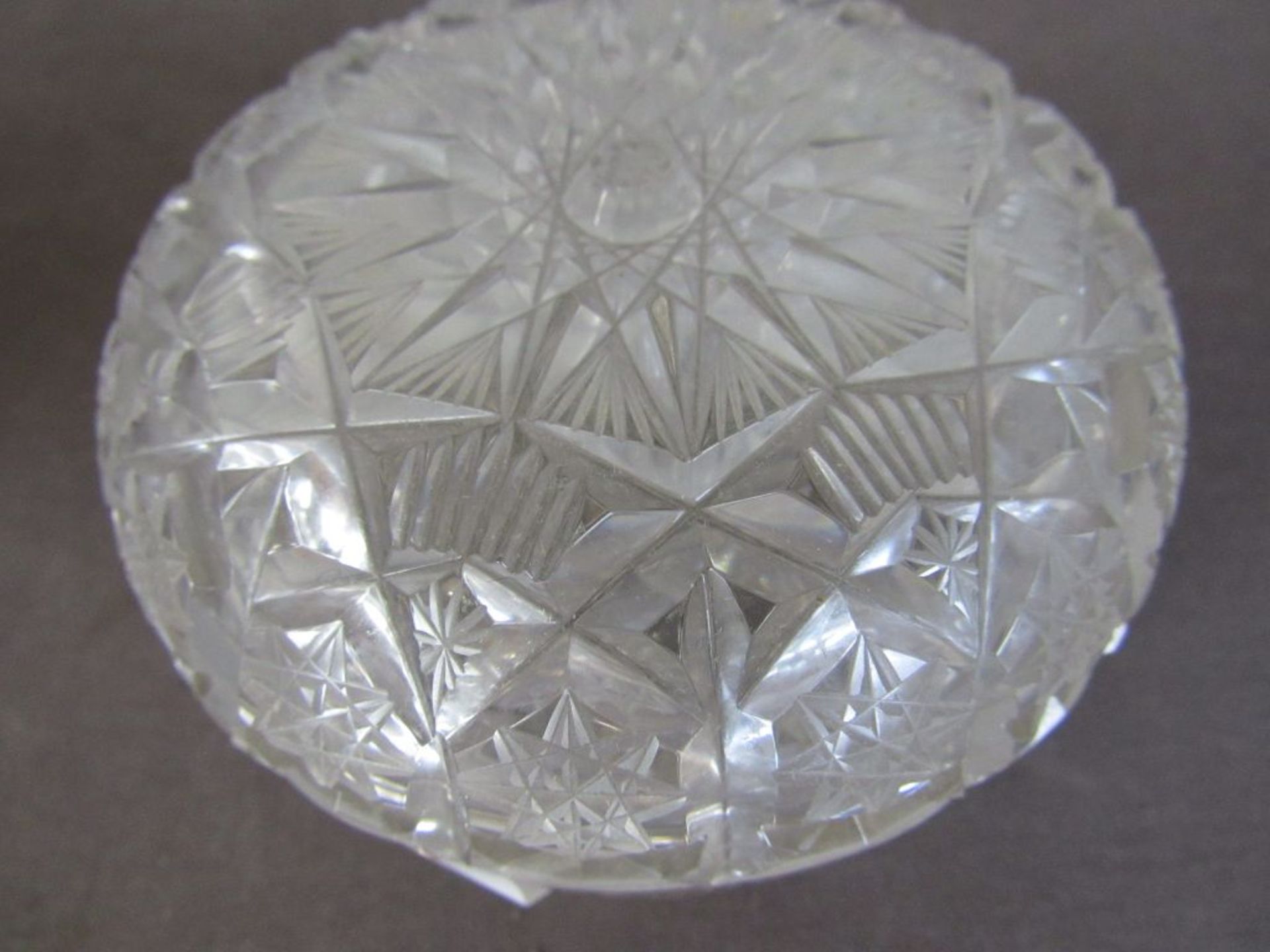 Zwei Teile Kristallglas Deckeldose und - Image 3 of 6