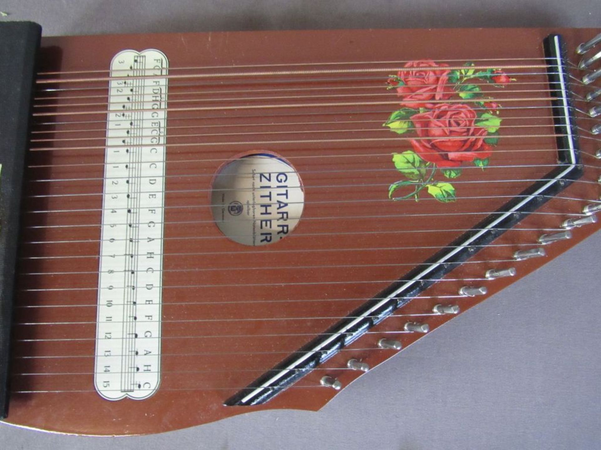 Zither Musikinstrument in OK Made in - Image 7 of 9