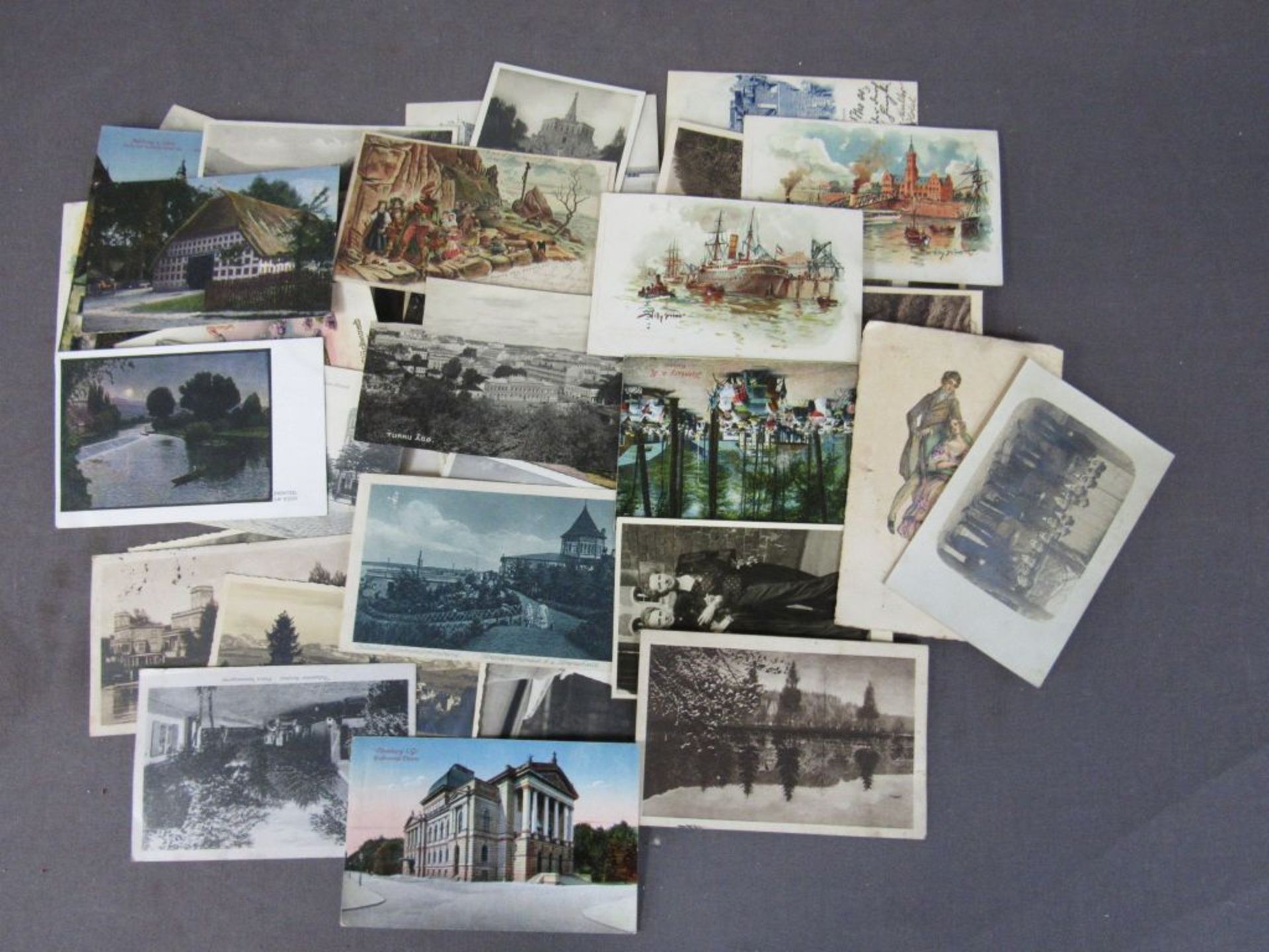 60 Postkarten vor Krieg überwiegend - Image 4 of 5