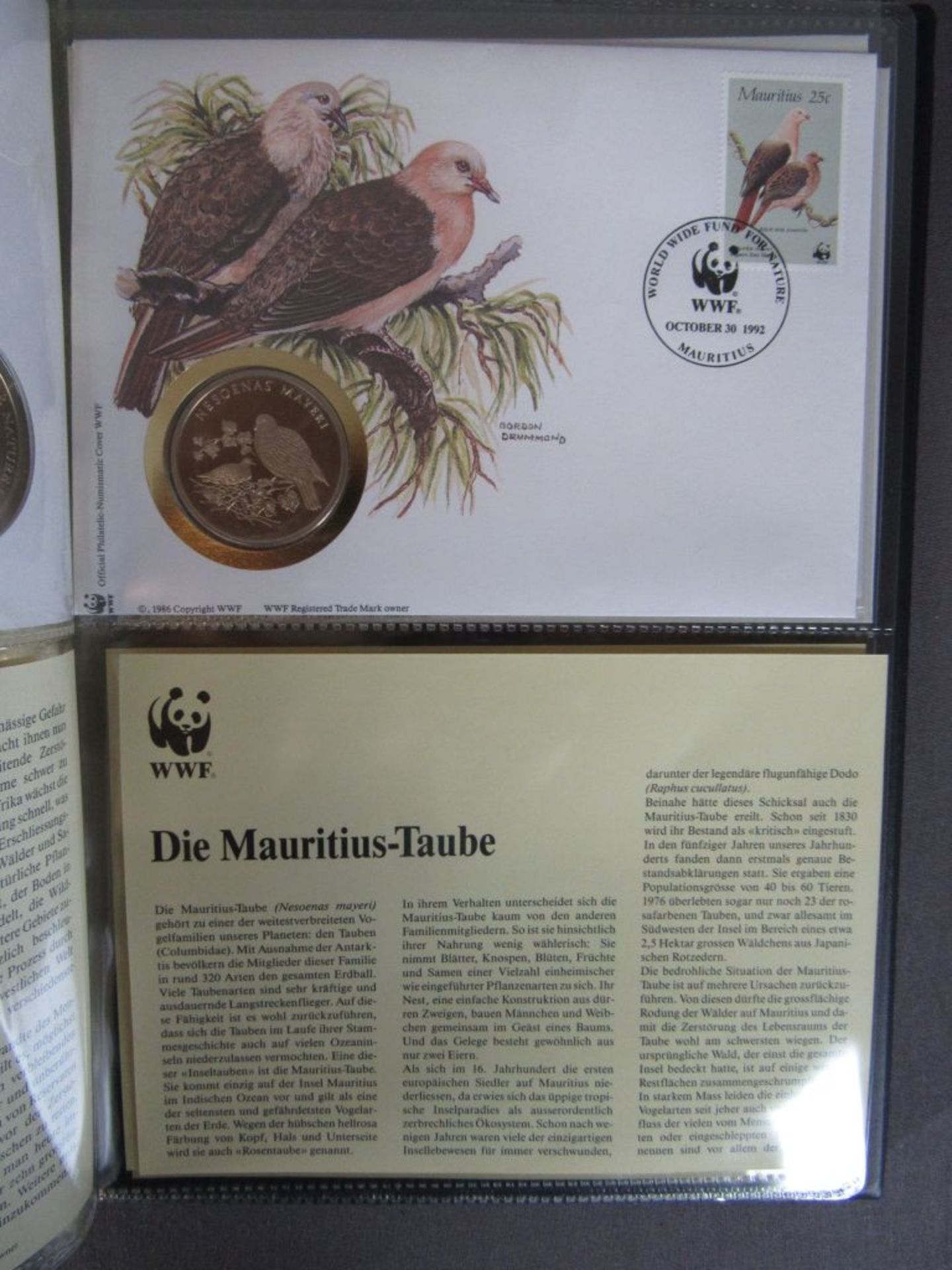 Album mit 9 Numisbriefen WWF schöne - Image 7 of 7