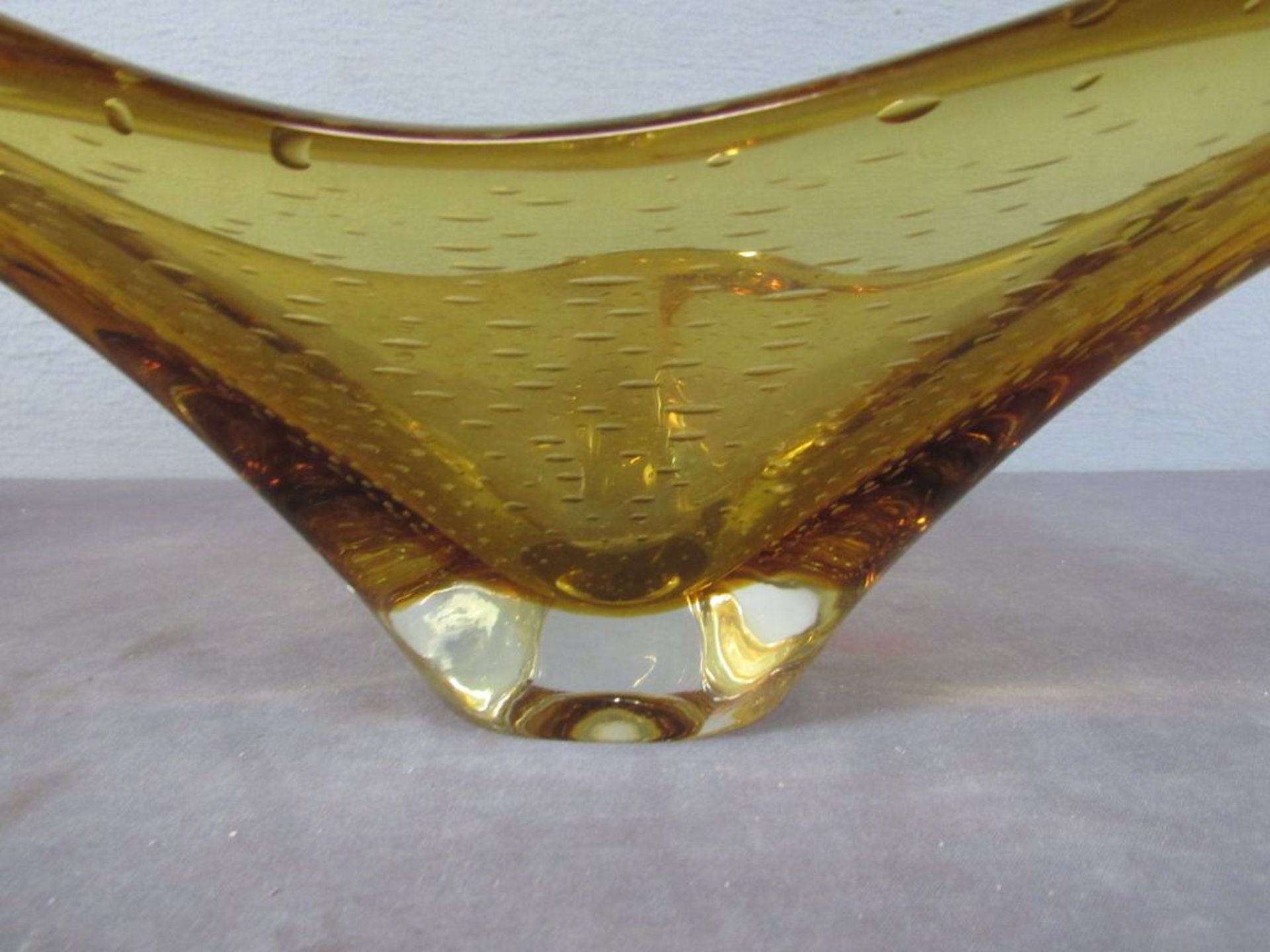 Große Glasschale Dreieckschale - Image 8 of 8