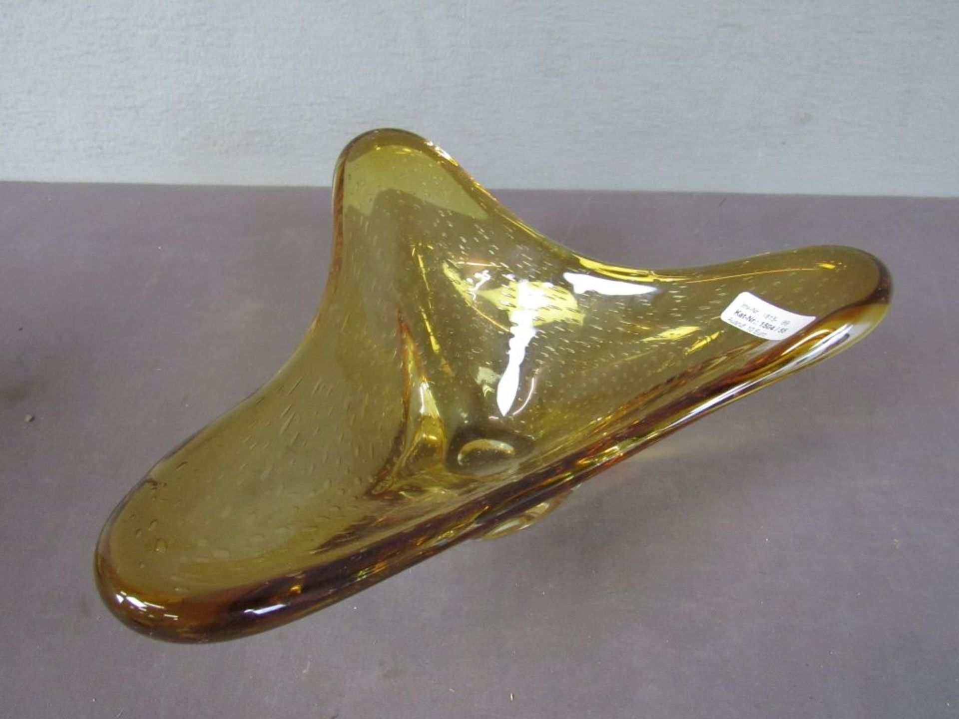 Große Glasschale Dreieckschale - Image 2 of 8