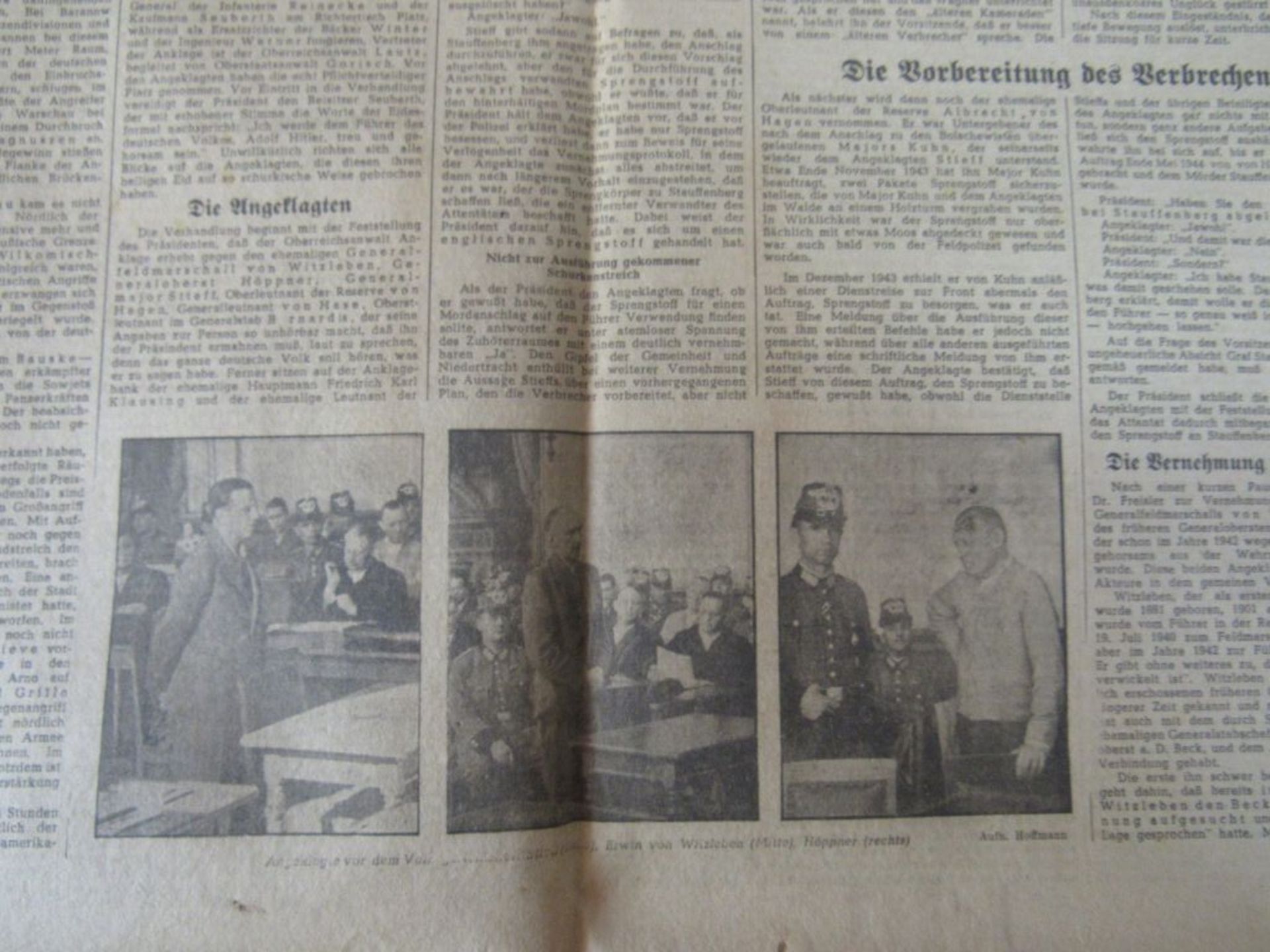 3.Reich Hamburger Fremdenblatt Zeitung - Image 3 of 12