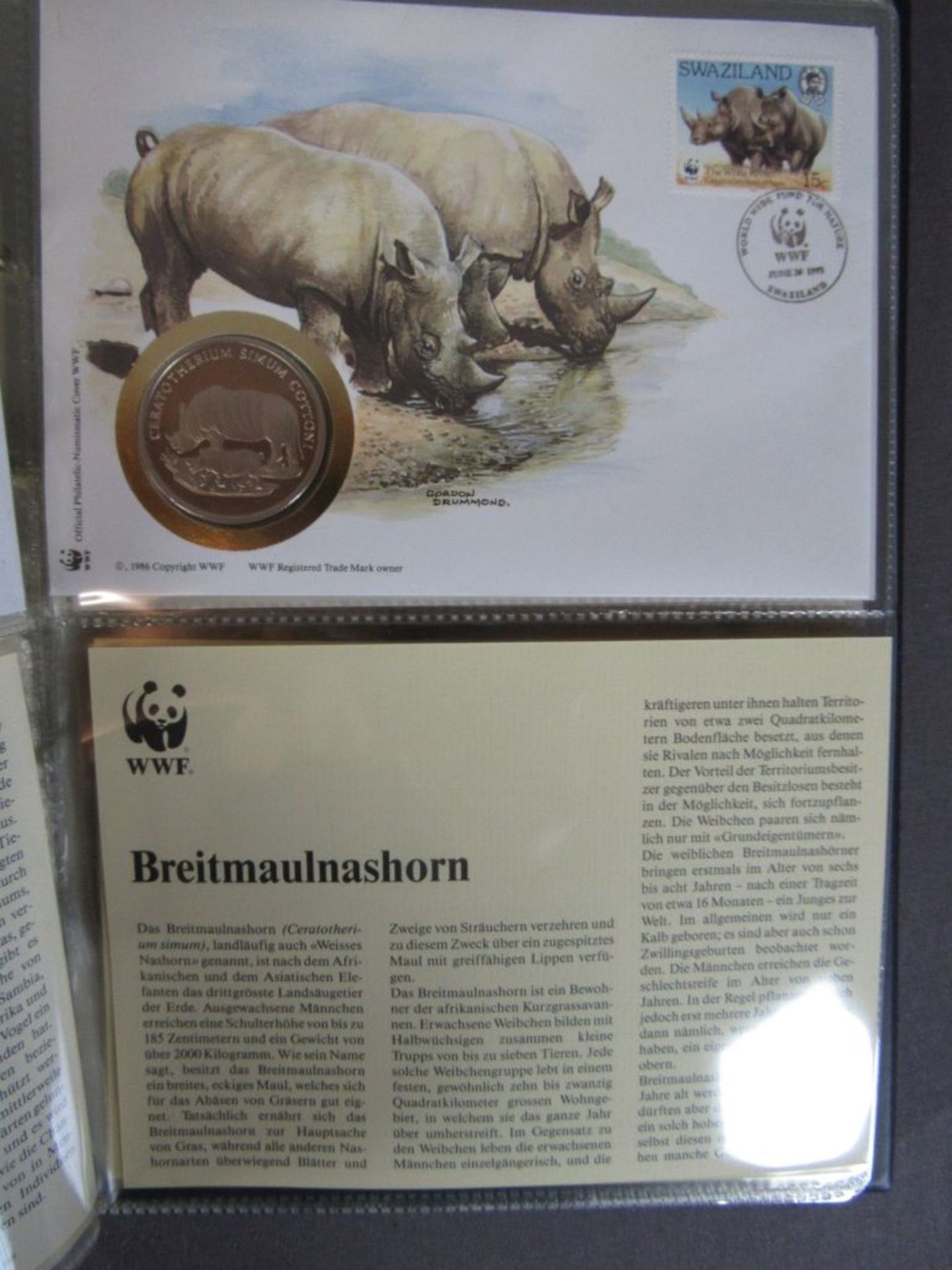 Album mit 9 Numisbriefen WWF schöne - Image 6 of 7