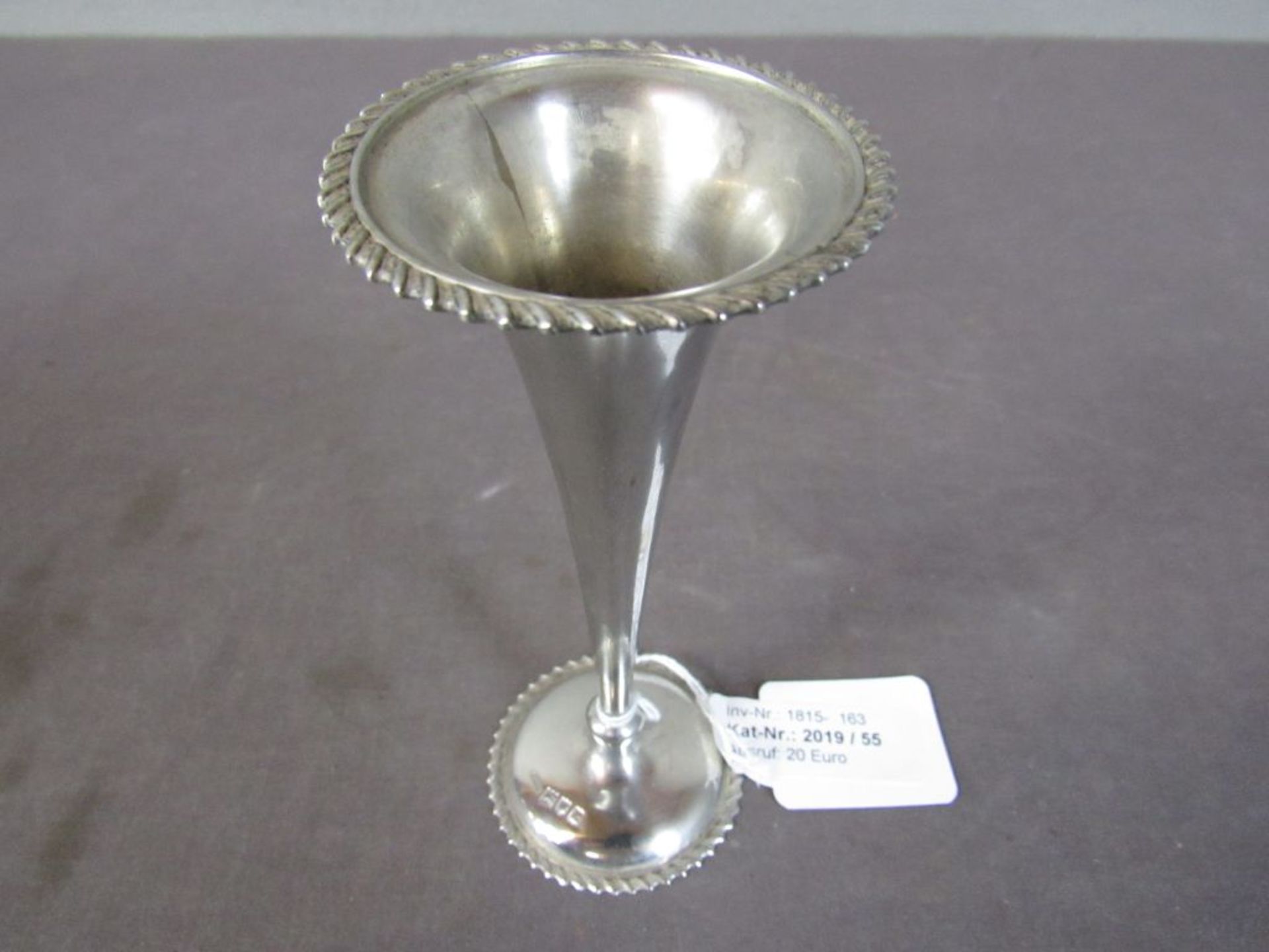 Silberne kleine englische Vase 925er - Image 2 of 5