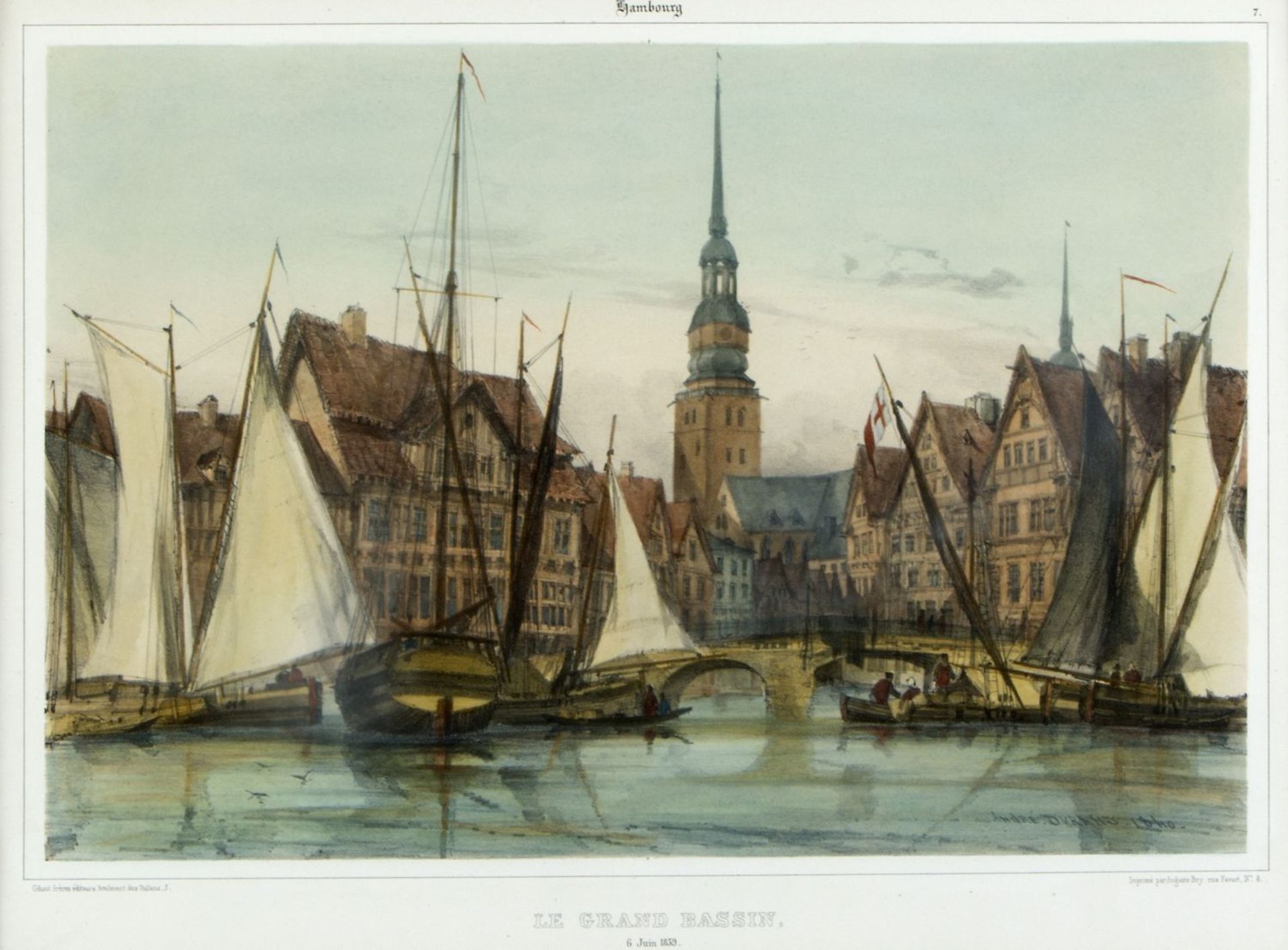 Sallieth, M. Durand, A. Wit, F. de u.a.De Haven von Hoorn. De Haven van Vlaardinge. Le grand - Bild 5 aus 11