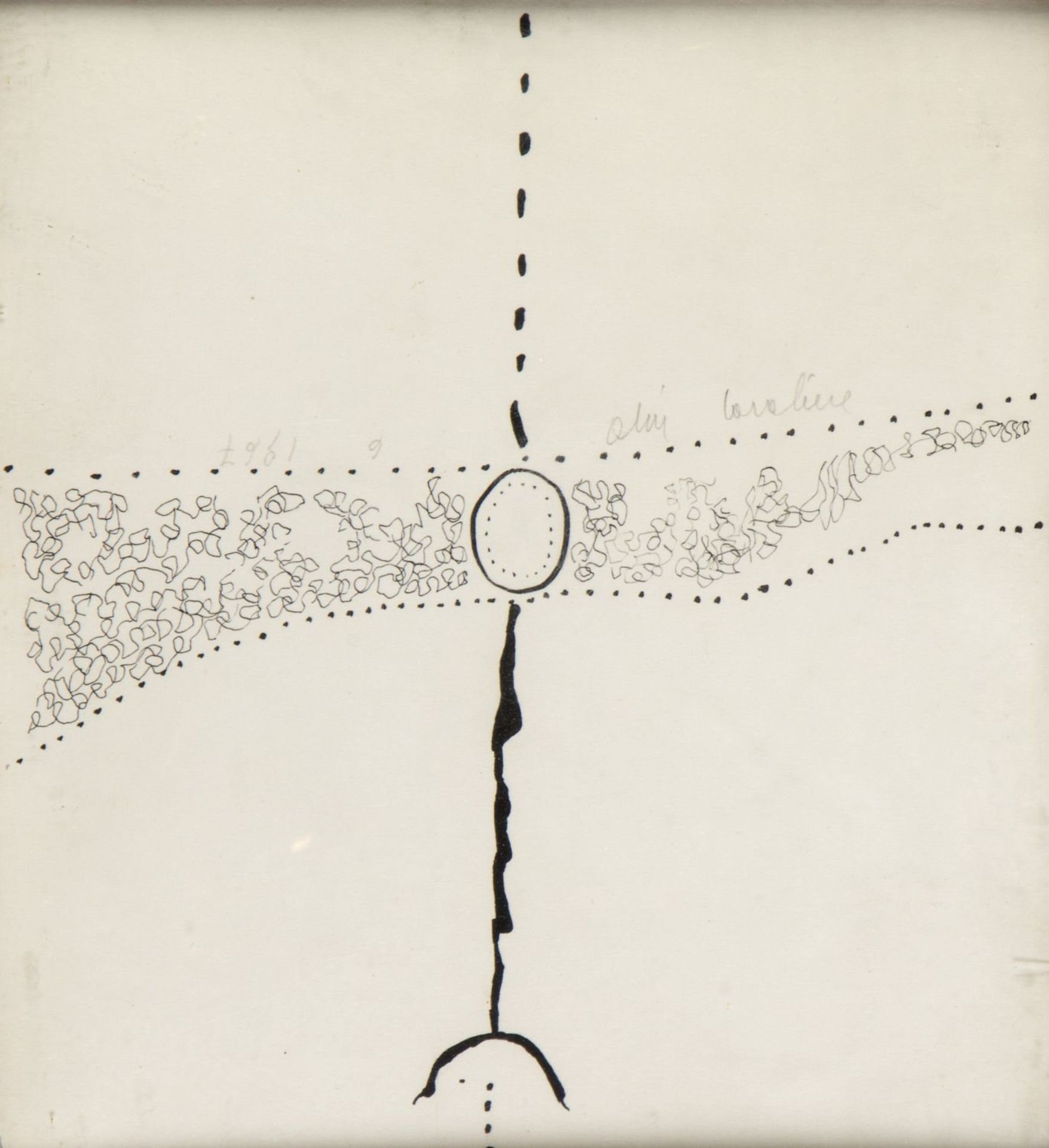 Cavaliere, Alik. 1926 - 1998Komposition. Lithographie. Sign. und dat. 1967. 21 x 18,5 c