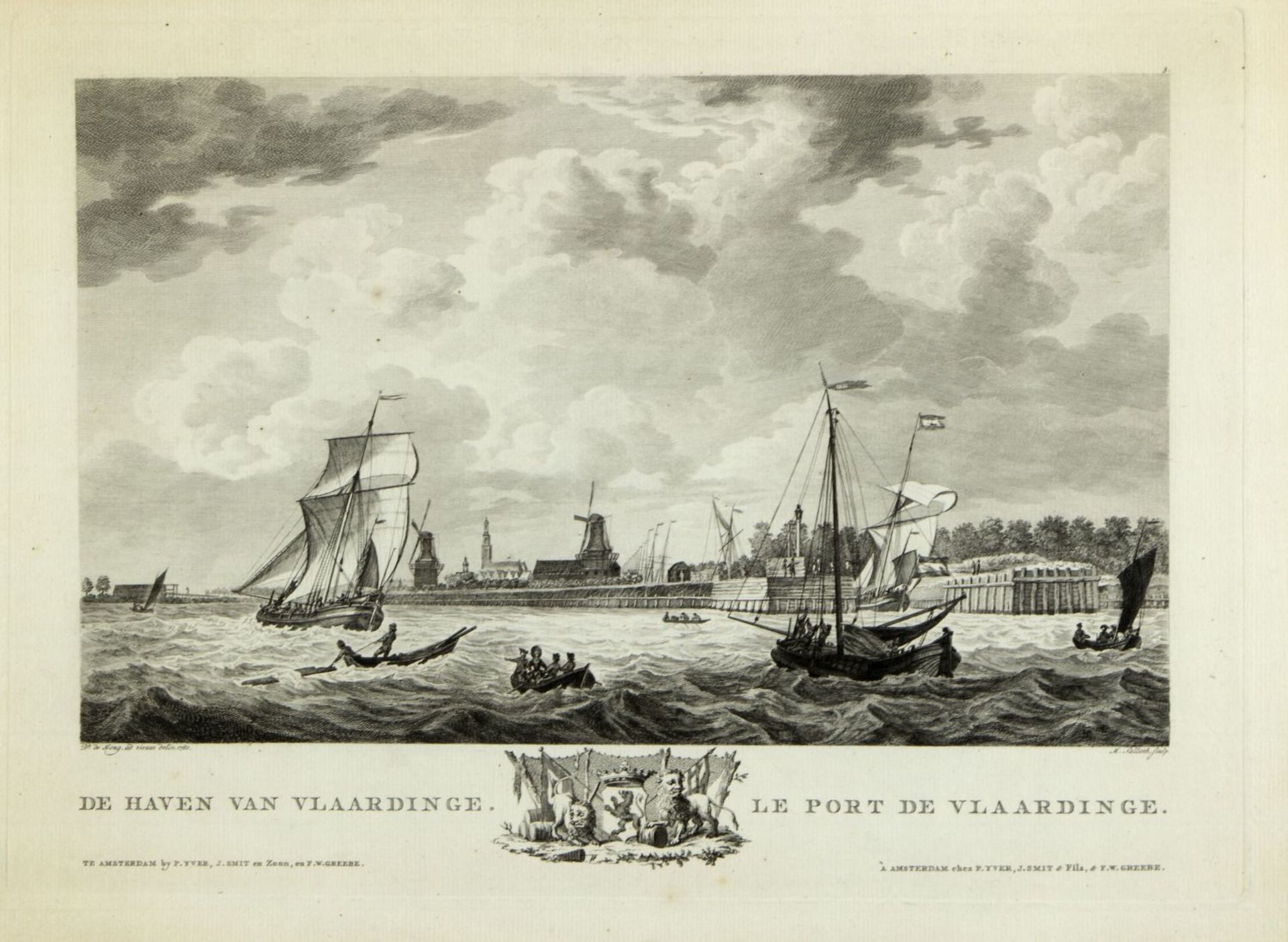Sallieth, M. Durand, A. Wit, F. de u.a.De Haven von Hoorn. De Haven van Vlaardinge. Le grand - Bild 4 aus 11