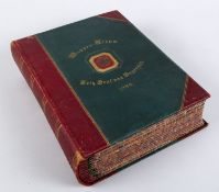 Degenfeld, Fritz Graf vonWappenalbum. Speziell gefertigtes Buch, um Wappen in Siegellack gepr