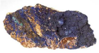 Großer Lapislazuli-Stein, ca. 4 kg, unbearbeitet, 8x23x12 cm