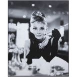 "Audrey Hepburn", Fotodruck, schwarz/weiß, Pyramid Posters Leicester uk, 50x39 cm