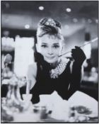 "Audrey Hepburn", Fotodruck, schwarz/weiß, Pyramid Posters Leicester uk, 50x39 cm