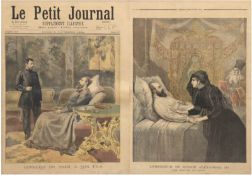 "Le Petit Journal", 5. November 1894, 2 Seiten einer franz. Zeitschrift mit Abbildungen Alexa