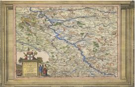 Aa, Pierre (Peter) van der (1659-1733) "Karte L'Archevêché de Cologne-Die Erzdiözese Köln