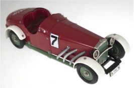 Märklin-Rennauto, SSK Mercdes Benz 1103, nach dem Original von 1936, Blech, Frontbeleuchtung