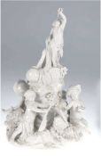 Große Figurengruppe, Nymphenburg "Allegorie der schönen Künste, Weißporzellan, Press-Nr.1157 1,