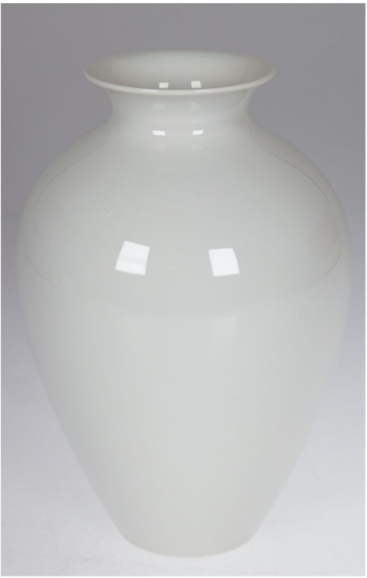 Vase, Fürstenberg, weiß, H. 25,5 cm