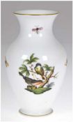 Vase, Herend, Rothschild, Goldränder, H. 17,5 cm