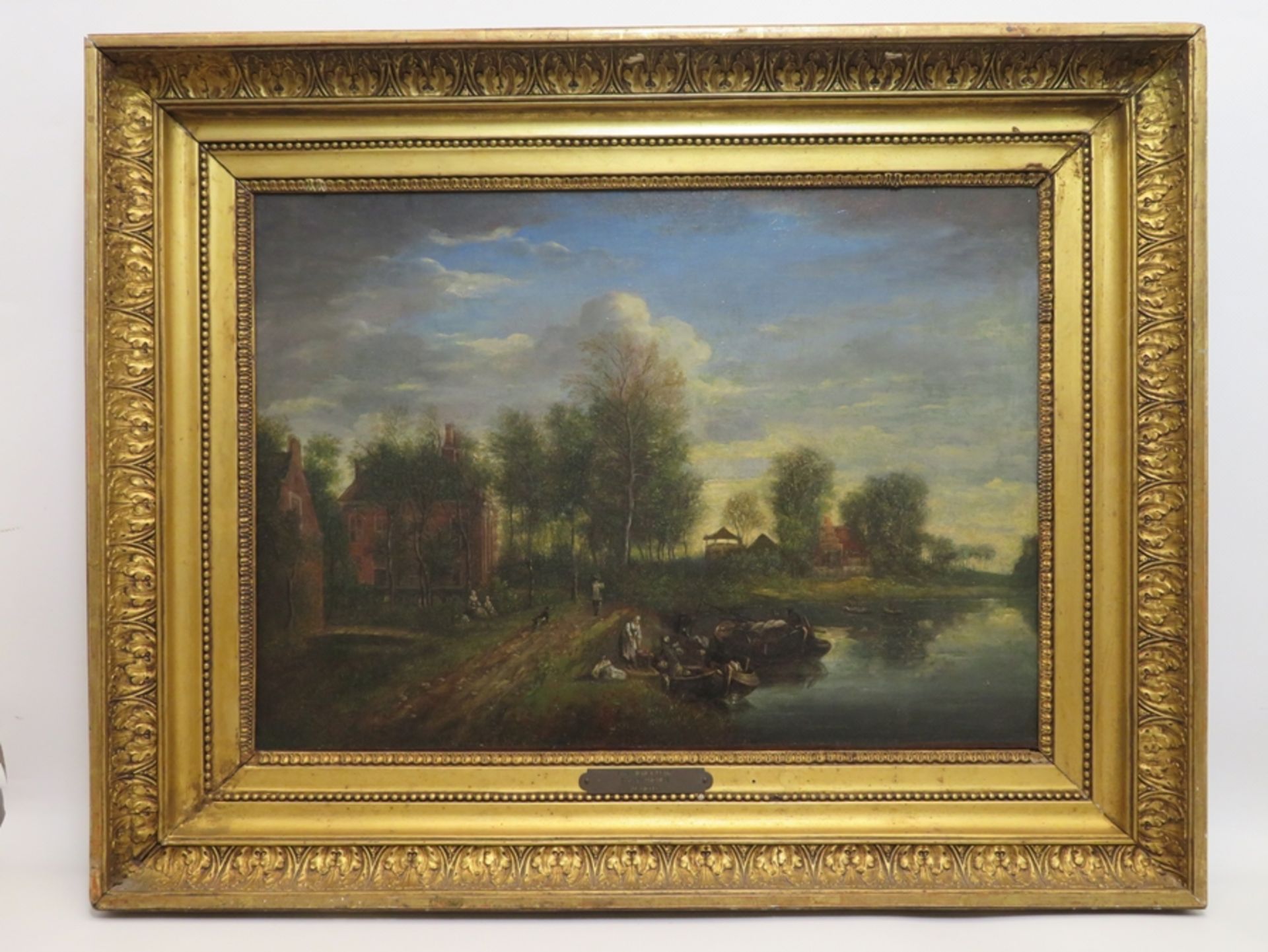 Richet, Léon, 1847 - 1907, Solesmes - Fontainebleau, zugeschrieben, - Image 2 of 3