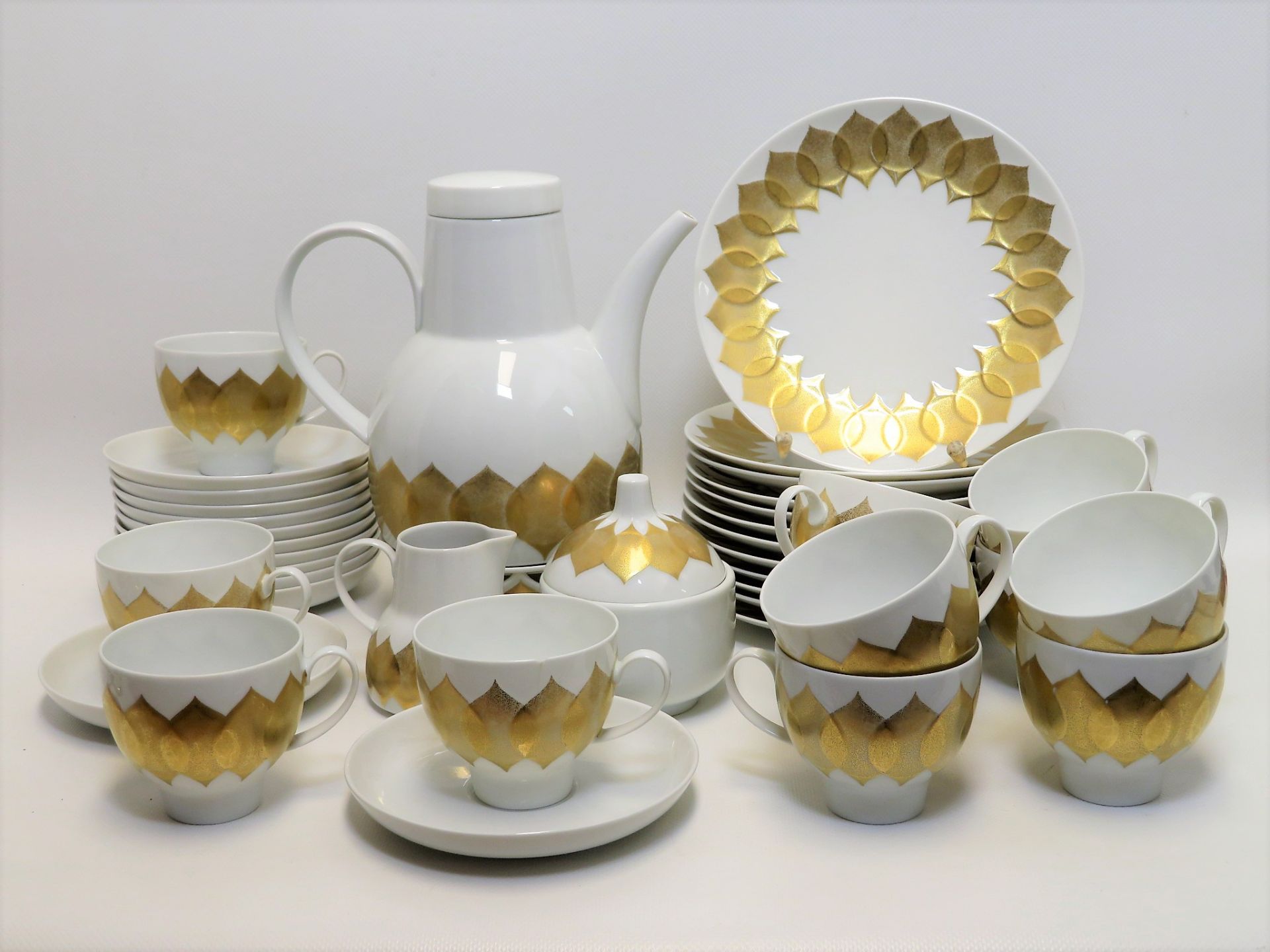 Kaffeeservice, Rosenthal, Entwurf Björn Wiinblad (1918 - 2006), Modell Lotus, 4