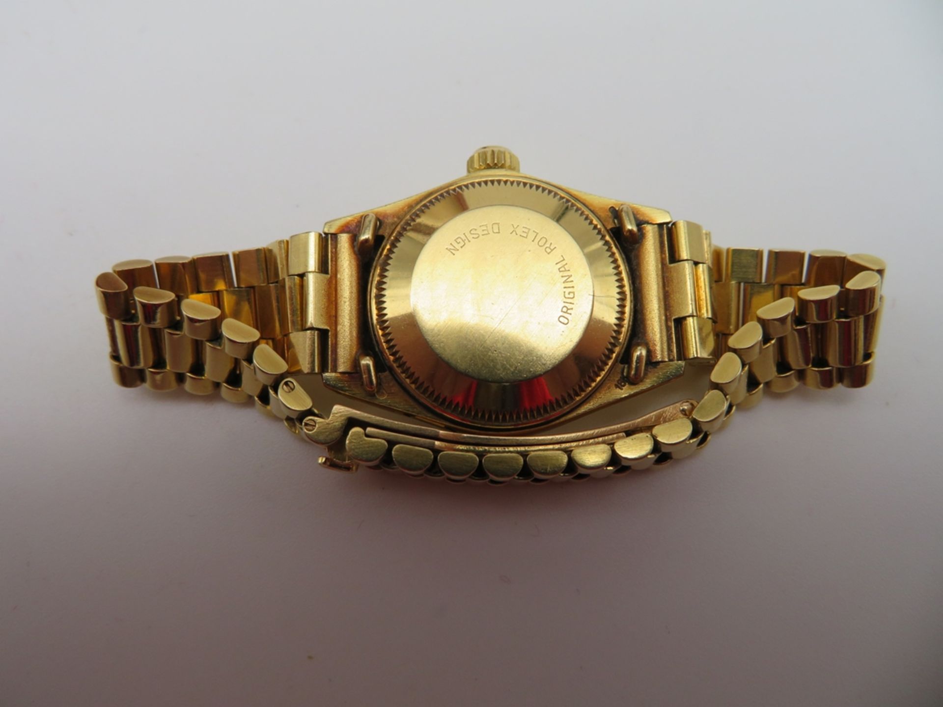 DAU, Rolex Datejust, BJ 30.03.1983, President-Armband mit verdeckter Goldschließe,  intakt, Zifferb - Bild 5 aus 7