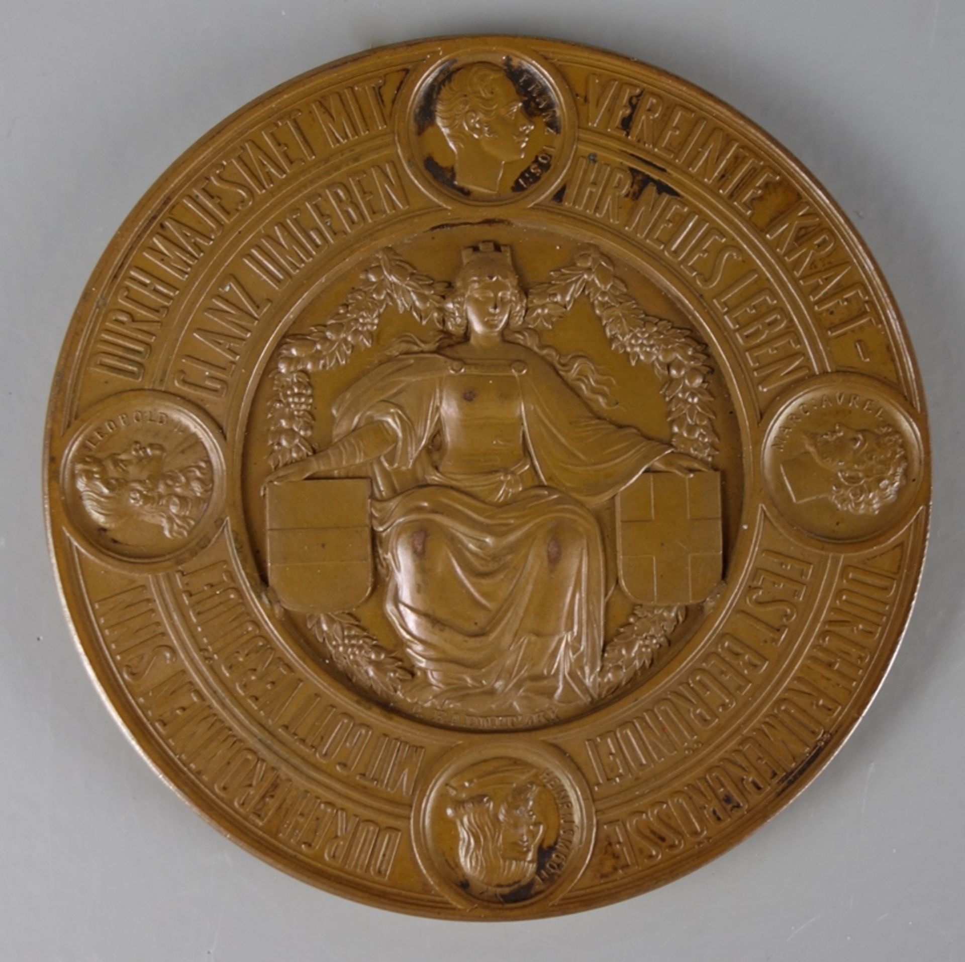 Bronze-Medaille "Der XXXII. Versammlung Deutscher Naturforscher und Ärzte", Wie - Bild 2 aus 3