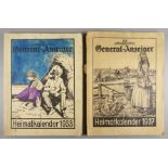 2 Heimatkalender, Magdeburger General-Anzeiger 1933 und 1937, Faber-Verlag GmbH