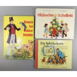 3 Kinderbücher, 1960er / 1970er Jahre: Besuch bei Doktor Dolittle, Delphin Verl