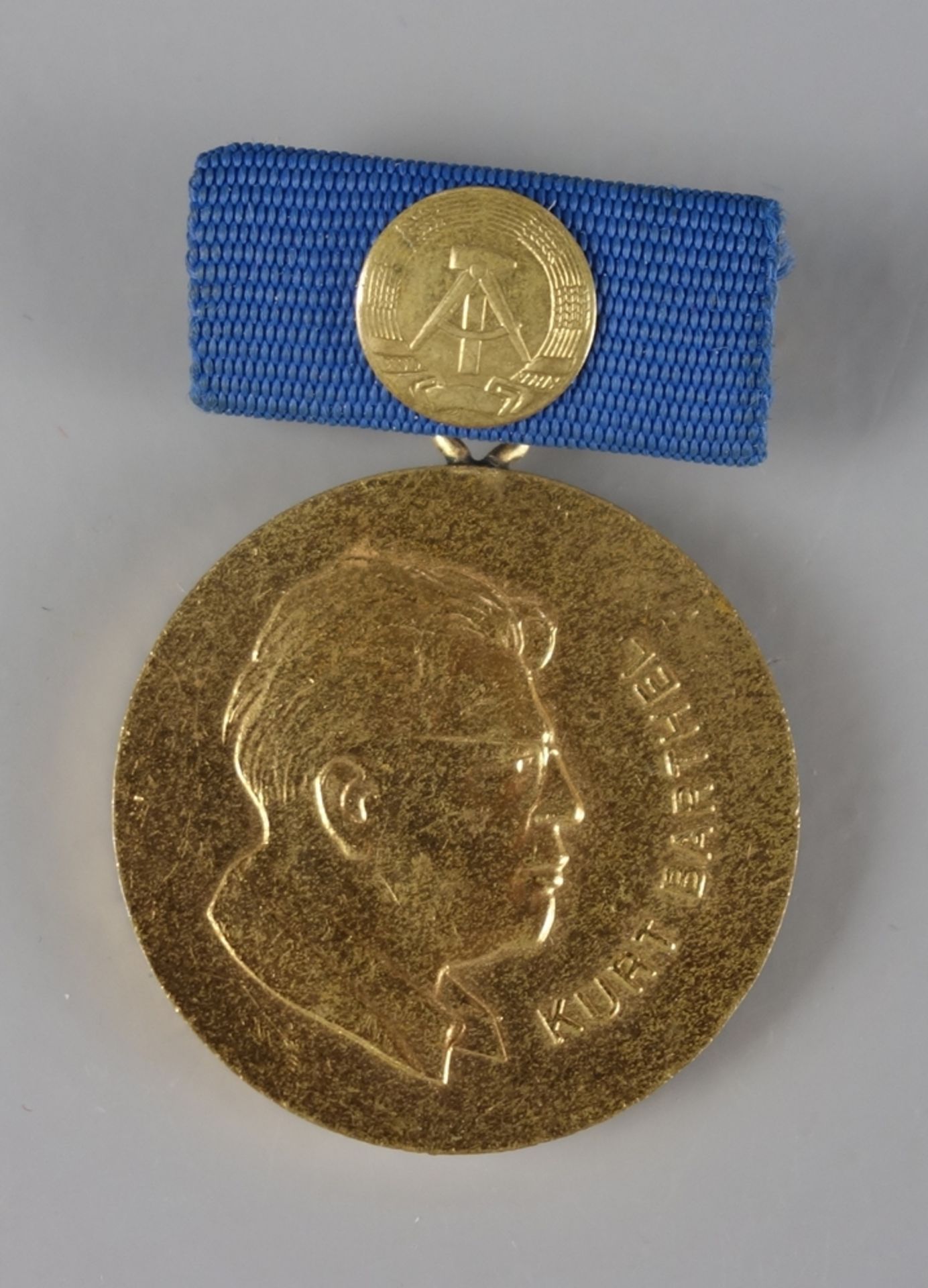 Kurt Barthel Medaille vergoldet, 1.Version, vergoldete Medaille, D.30mm, an Spa