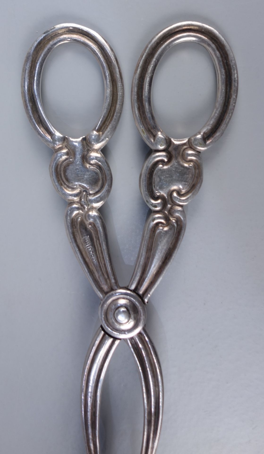 Gebäckzange, Gustav Kropp Magdeburg, 800er Silber, L.18,5cm, Gew.82g - Image 2 of 2