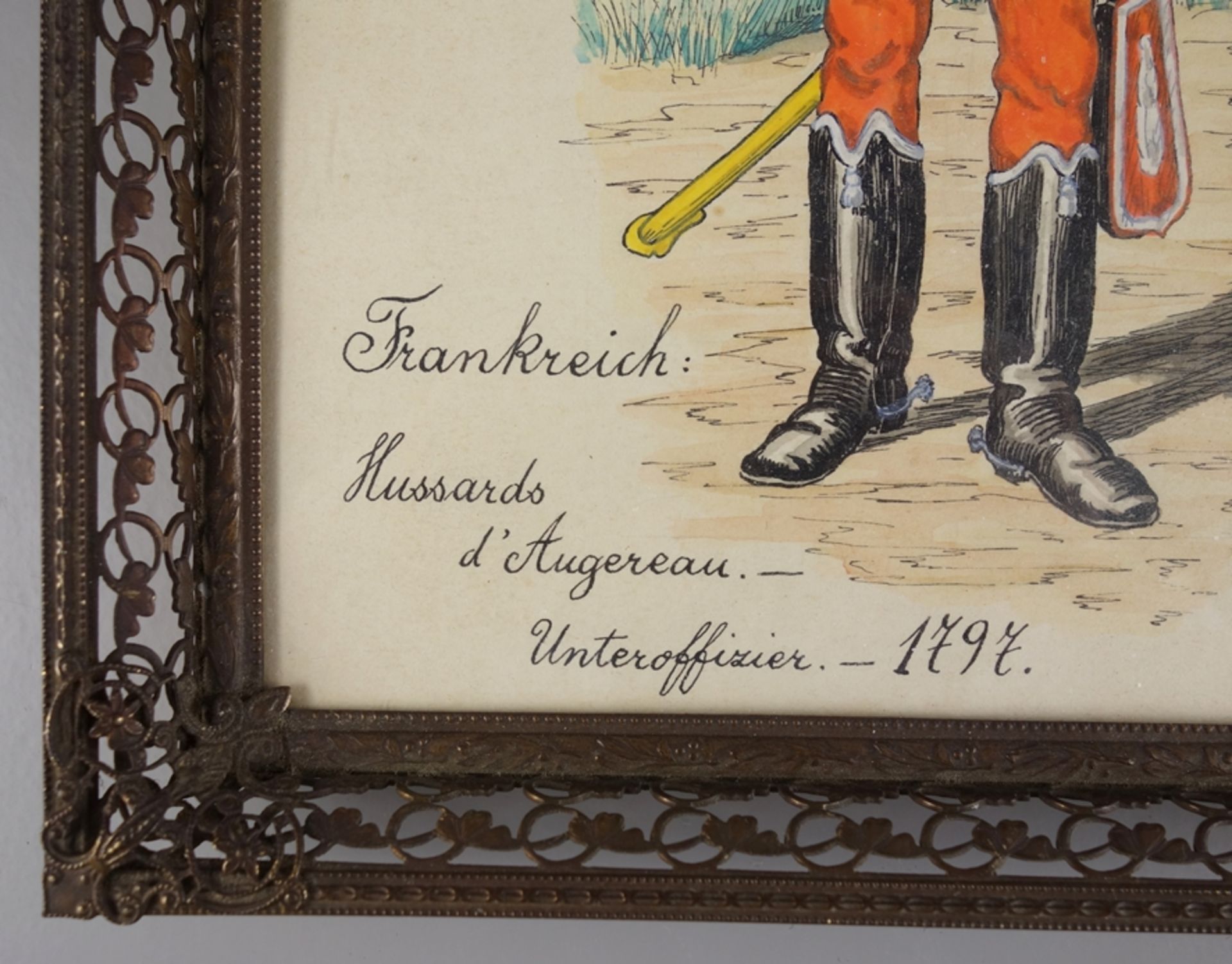 R. v. Arnoldi, "Frankreich: Hussards d'Augereau, Unteroffizier, 1797", 1915, aq - Bild 3 aus 3