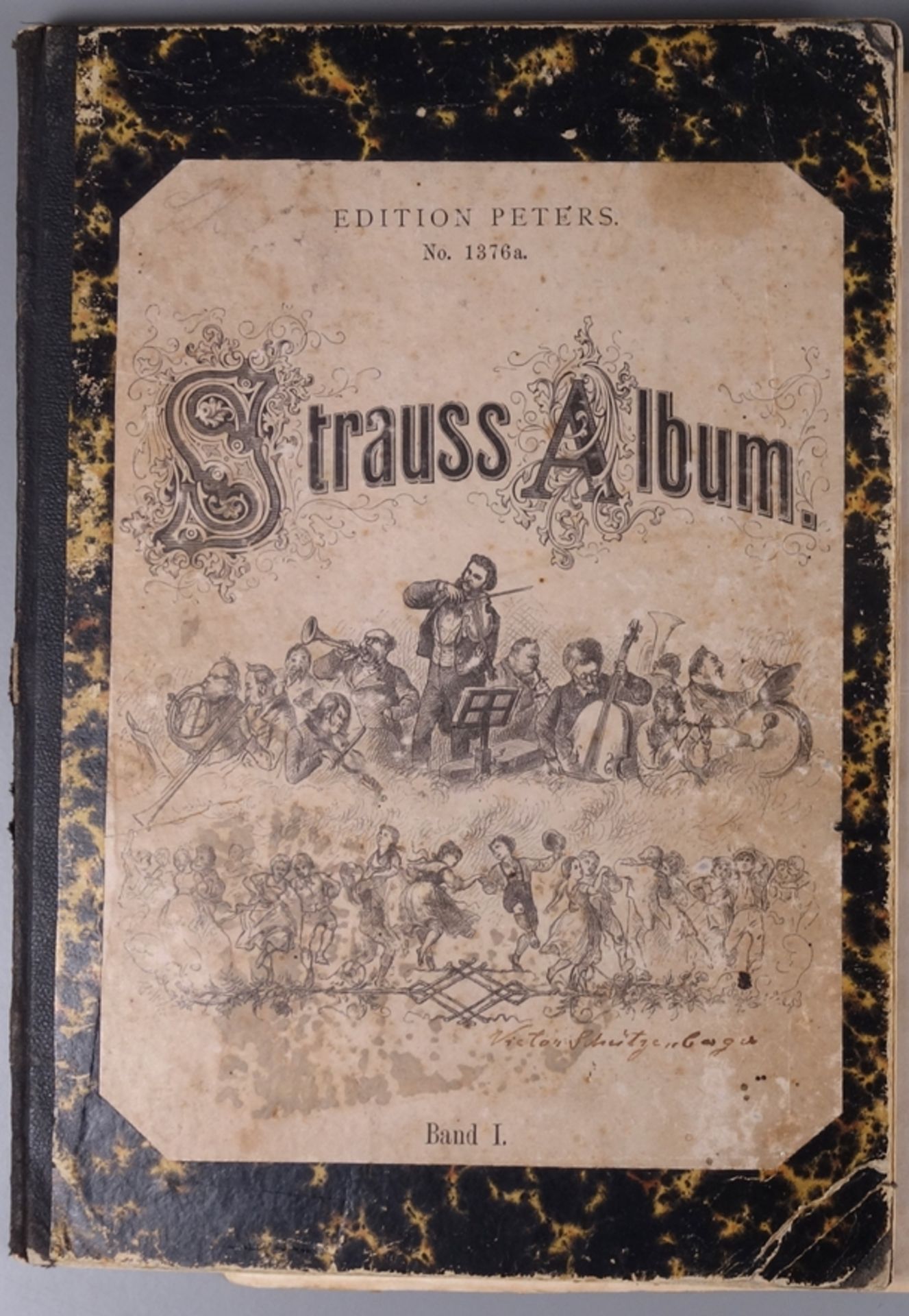 2 Notenbücher, Strauss-Album um 1900 und Ludwig van Beethovens 5. Sinfonie, 18 - Bild 2 aus 4