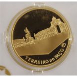 2,50 Euro 2010, Portugal, 999er GoldReihe "Europäische Architektur": Terreiro do Paco, 15,55