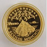 20 Euro 2008, Irland, 999er GoldReihe "Kulturelle Errungenschaften": Sceilig Mhichil, 1,24g,