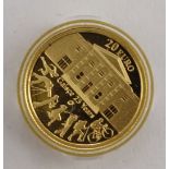 20 Euro 2010, Irland, 999er GoldReihe "Europäische Architektur": Gaisce 25 years, 1,24g, in