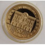 50 Euro 2009, Malta, 916er GoldSerie "Kulturelle Errungenschaften": La Castellania, 6,5g, in