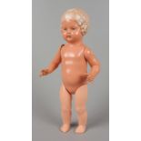 kleine Puppe, "Bärbel", Schildkröt, 1950er JahreZelluloid, L.18cm, Beine verm. erneuert