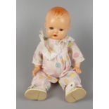 kleine Babypuppe, Minerva, No.30Zelluloid, L.30cm, guter Zustand