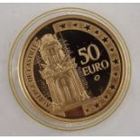 50 Euro 2008, Malta, 920er GoldSerie: Kulturelle Errungenschaften": Auberge de Castille, 6,5