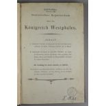 Statistisches Repertorium über das Königreich Westfalen, Dr.Georg Hassel, Braunschweig 1813F