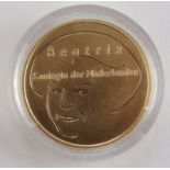 10 Euro 2004, Niederlande, 900er GoldEU-Erweiterung, 6,7g, in Kapsel, pp, mit Echtheitszerti