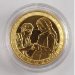 50 Euro 2003, Österreich, 986er GoldSerie "2000 Jahre Christentum": Nächstenliebe, 10g, in K