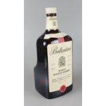 Ballantines, 175cl. Flasche, handschriftlich vom Käufer datiert "1980"schottischer Whisky, i