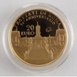 20 Euro 2007, Trattati di Roma, Italien, 900er Gold50 Jahre Römische Verträge, 6,45g, in Kap