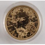 10 Euro 2003, Niederlande, 900er GoldVincent van Gogh, 6,7g, in Kapsel, pp, mit Echtheitszer