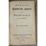 C. F. Gellerts "Sämmtliche Fabeln und Erzählungen in drey Büchern", 1836"Neueste Original-Au