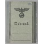 Wehrpass, u.a. Panzer-Grenadier-Regiment 74 und 2 Fotos, WK IIausgestellt in Magdeburg 1939,