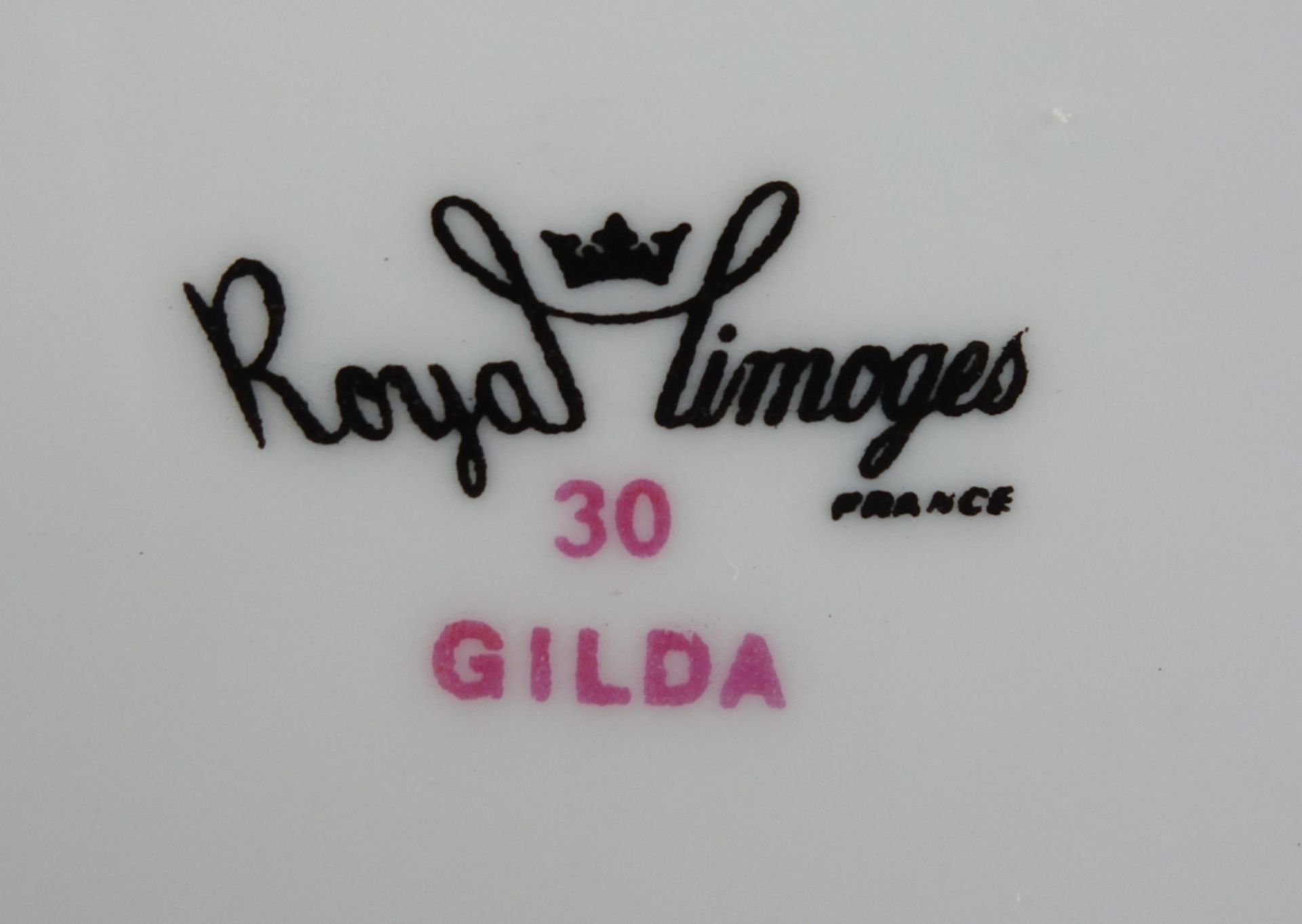 Set of 13 confectionary bowls, Royal Limoges, decor Gilda - Image 2 of 2